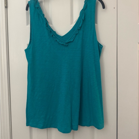 Lilly Pulitzer Gigi Ruffle Top - Water Lilly Green - Picture 4 of 6